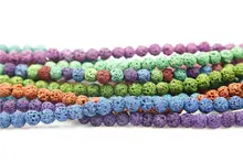 13 colors Lava font b bead b font srainbow Natural Stone Volcanic rock Top quality Loose