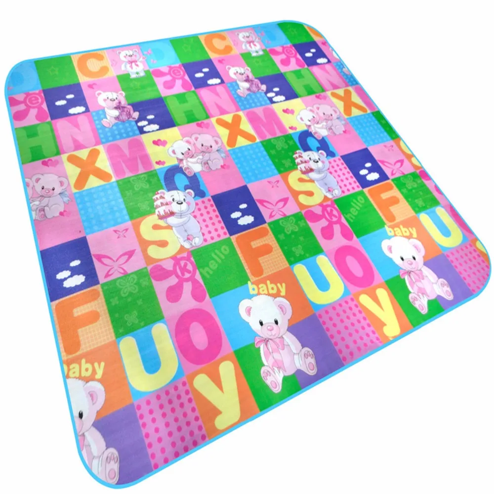 Infant Baby Play Mat Developing Rug Newborns Animal Carpets Puzzle Mat Children Kids Double Surface Crawling Game Pad