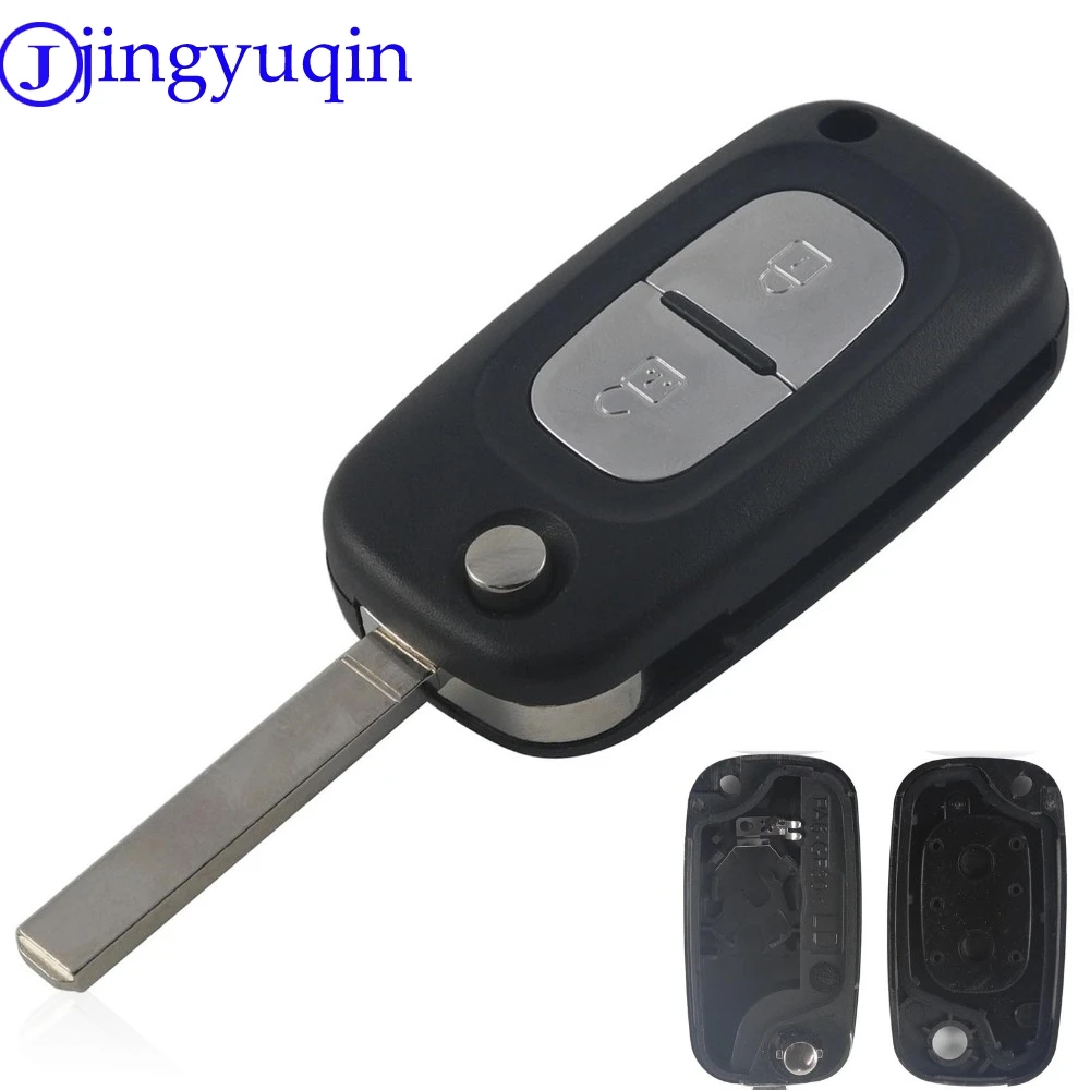jingyuqin2 Buttons Car Key Case Cover Remote Flip Folding ...