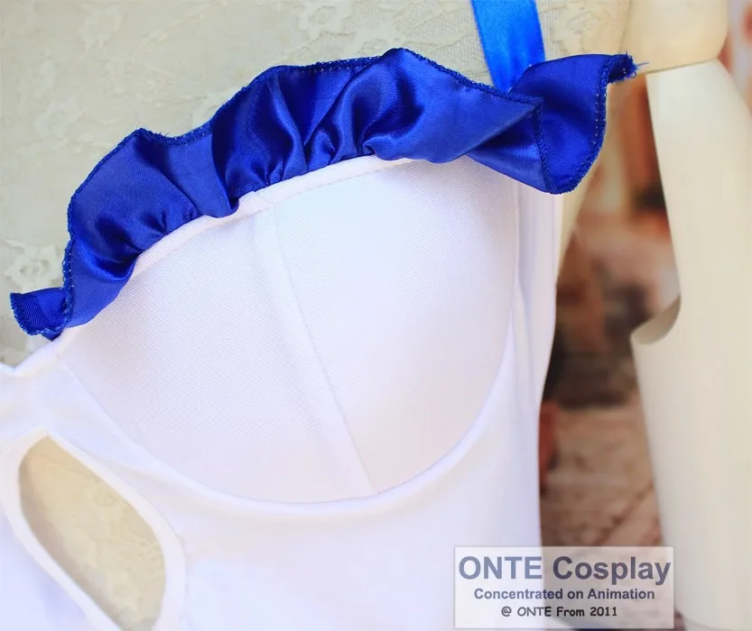 Fatestay night Cosplay Costume FateZero Saber Lily Cosplay Costum The BlueLily Dress (3)