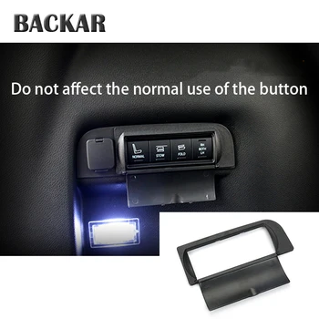 

BACKAR Car Styling Black Seat Adjustment Button Cover Button Plastic Protection Cap Fit For Ford Explorer 2013-2017 Accessories