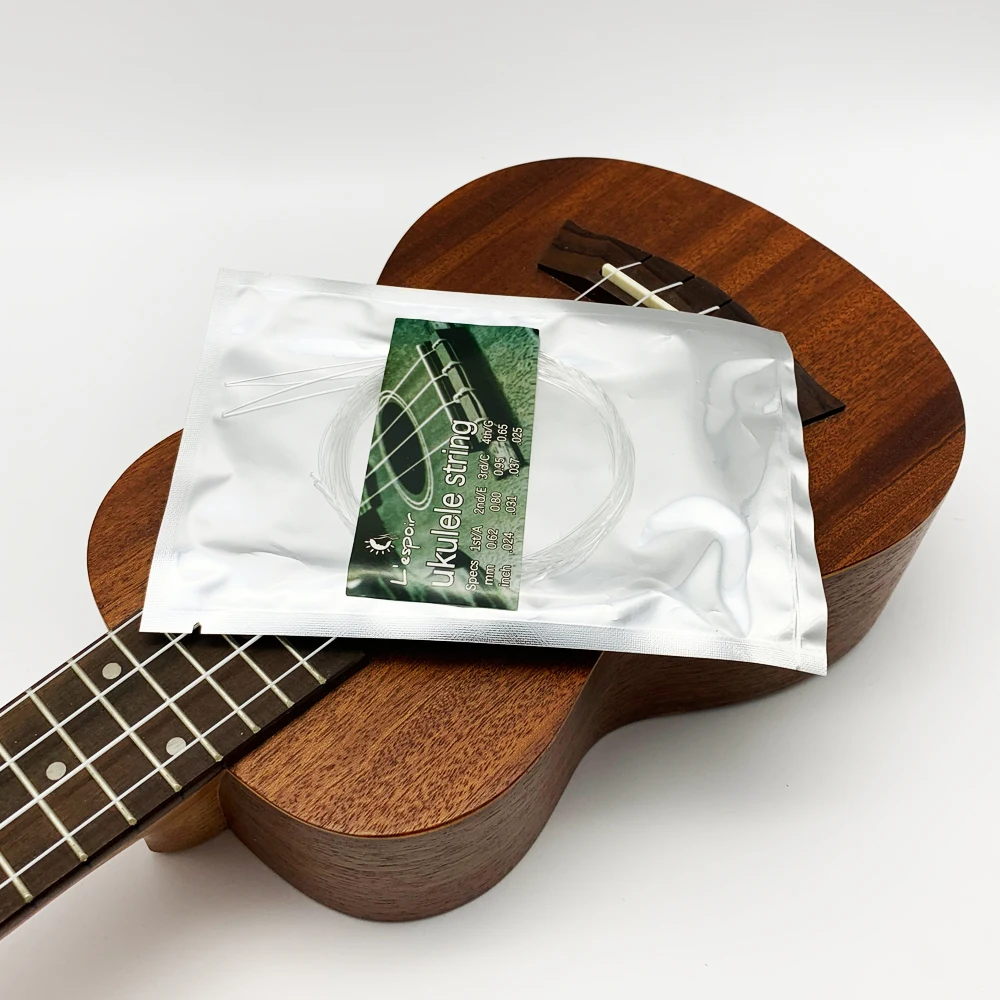 4 шт./компл. Струны для укулеле Прозрачный Прочный нейлон запасная часть для 21 23 26 дюймов Гавайские гитары укулеле