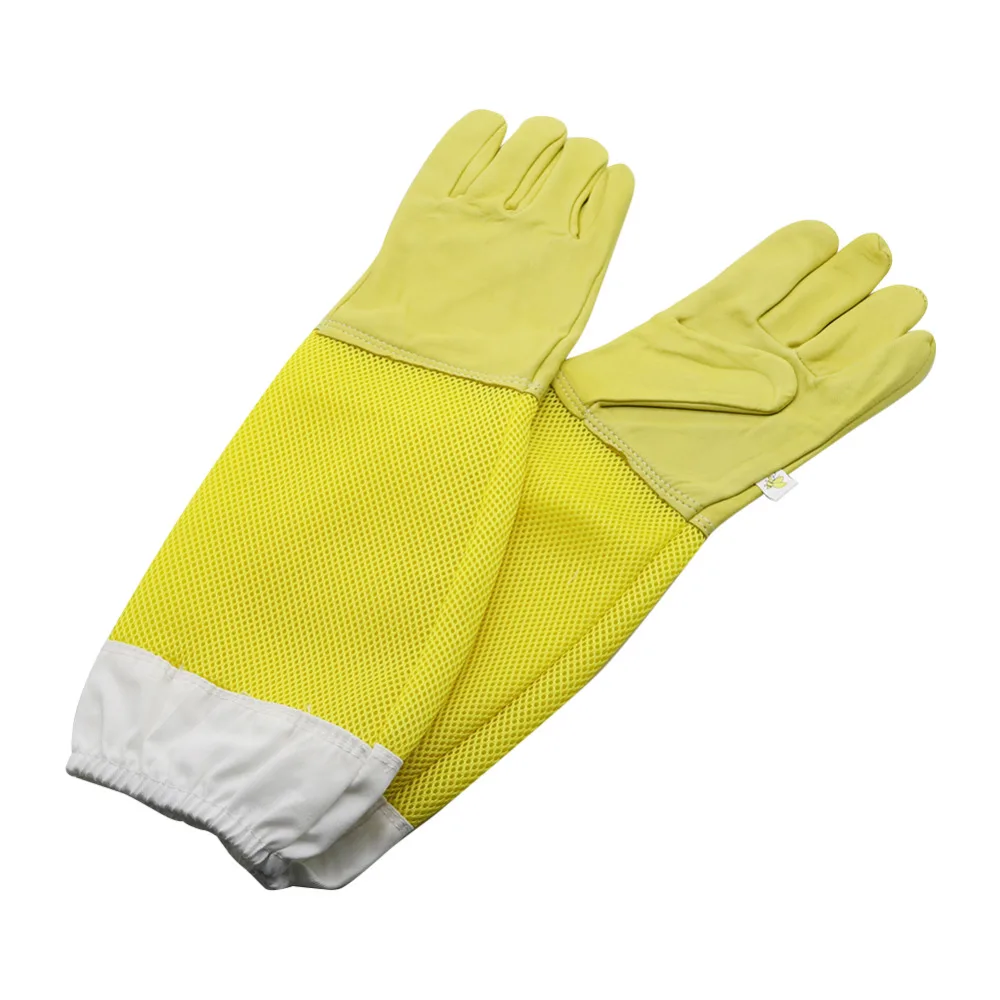 

Avoid Bee Sting Bee Protective Gloves Against Anti sheepskin Apiculture Breathable Protective Beekeeping Supplies 1 Pair