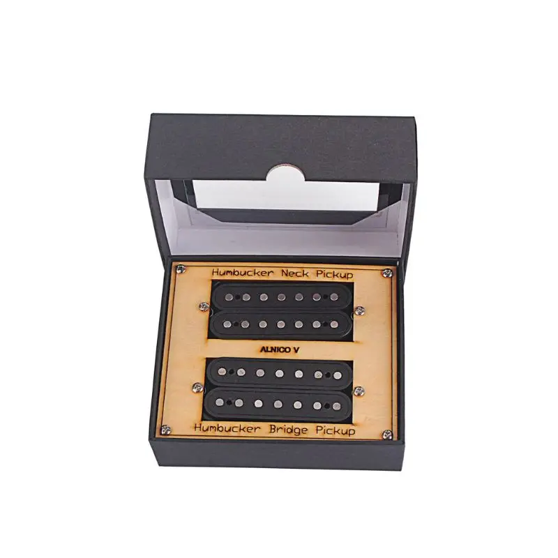 

7 strings fiber alnico V neck and Bridge Guitar Pickup Humbucker Pickup