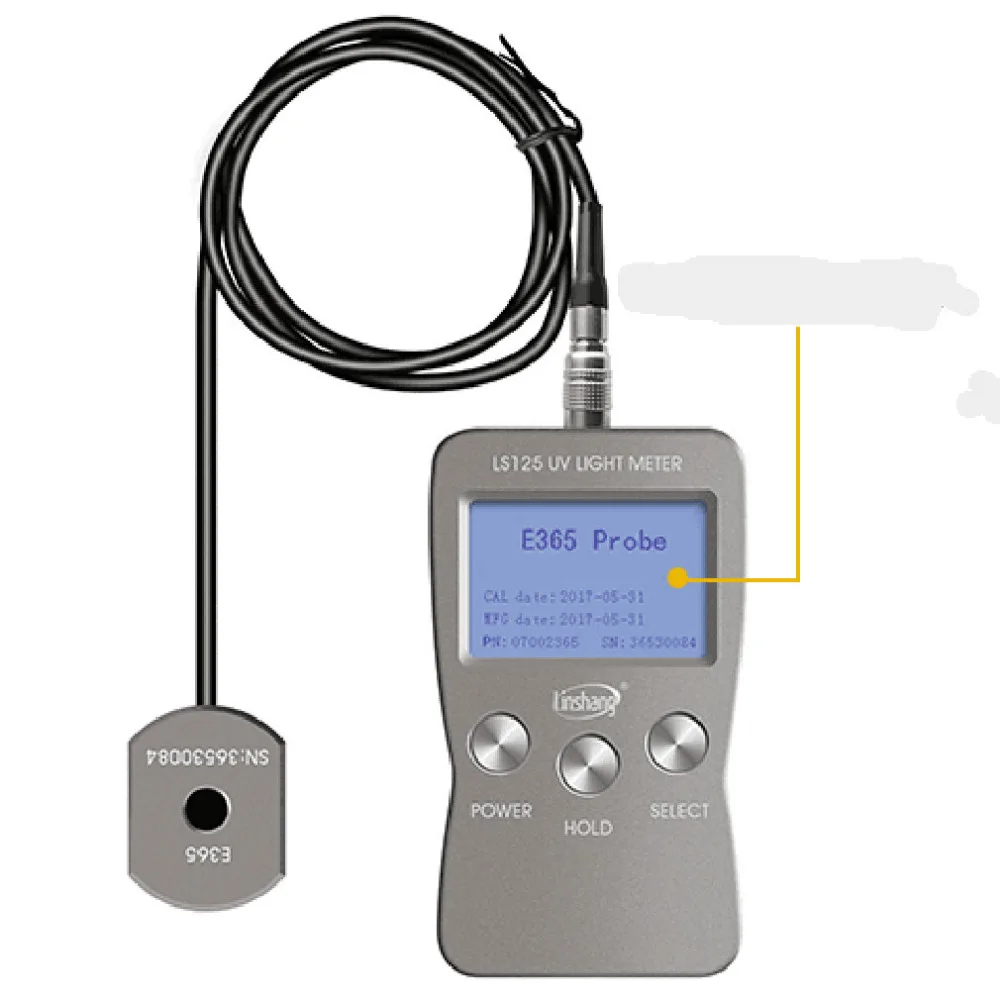 

UV Intensity Meter Power Energy Measurement UV Curing high Pressure Mercury lamp intensity Energy Measurement LS125+E365