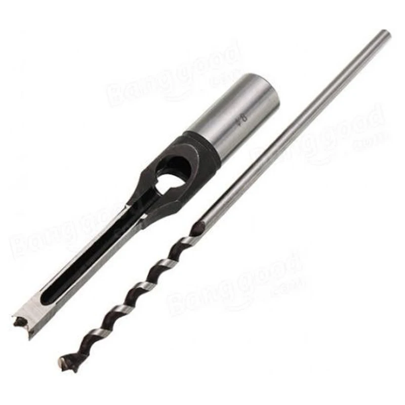 1pc 10mm/16mm Square Hole Mortiser Drill Bit Mortising Chisel Woodworking Tool