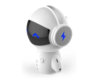 

HXY Robot Bluetooth Speaker, Subwoofer 5W Output, TF Memory Slot, Power Station, Cute Gift for Kids, Girl Friend, Outsides, Car