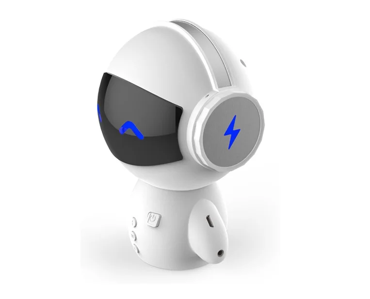 HXY Robot bluetooth колонка сабвуфер выход 5 Вт разъем для TF памяти электростанция милый