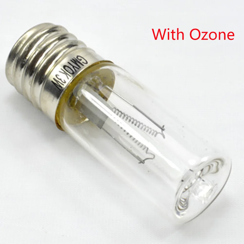 E17 кварцевая трубка UVC винт Дезинфекция для домашнего использования лампа бактерицидная домашняя ультрафиолетовая стерилизация клещей озона#63 - Мощность в ваттах: With Ozone