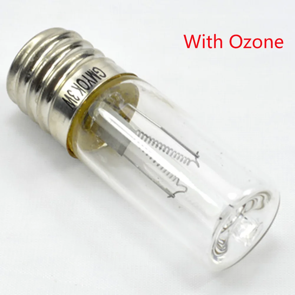 With Ozone E17 кварцевая трубка UVC винт Дезинфекция для домашнего использования лампа бактерицидная домашняя ультрафиолетовая стерилизация клещей озона#63 - Мощность в ваттах: With Ozone
