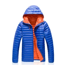 4 colors 7 sizes Men Winter Warm Outdoor Puffer Lightweight Duck Down Jacket Windbreaker Camping Parka Ultra-light hiking Coat