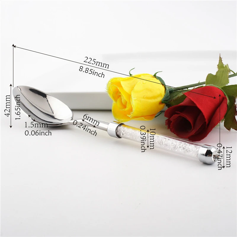 white silver cutlery set  (12)
