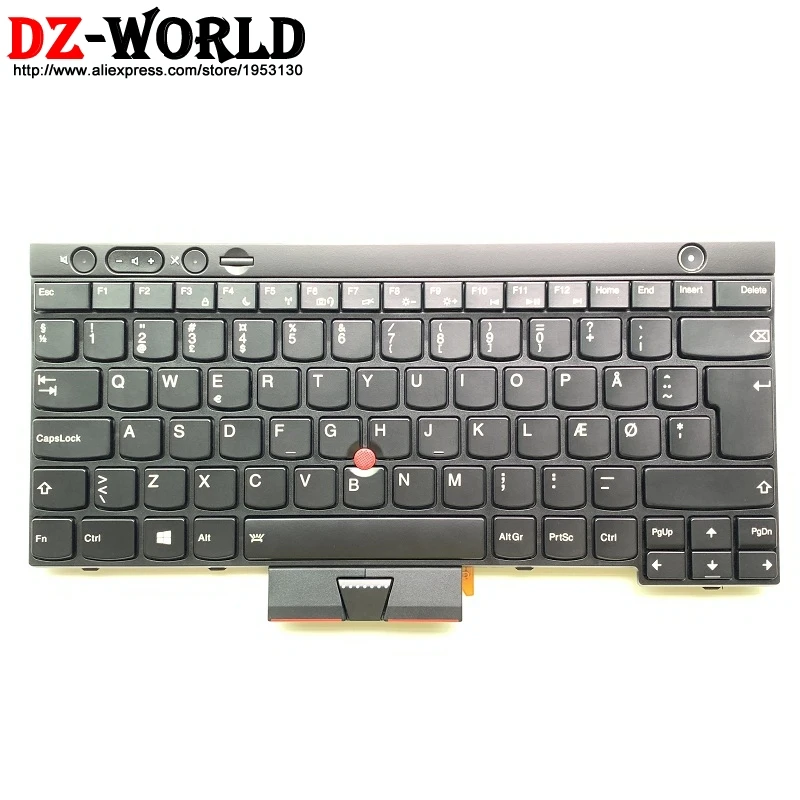 Датская клавиатура с подсветкой DEN DK для Thinkpad T430 T430i T430S T530 T530i W530 X230 X230i подсветка