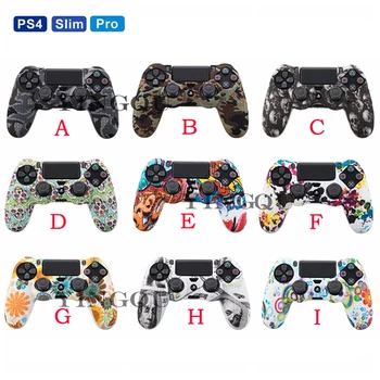 

30 Pcs For Dualshock 4 PS4 Slim Pro Controller Studded Skin Premium Protective Anti-slip Soft Silicone Grip Case Cover