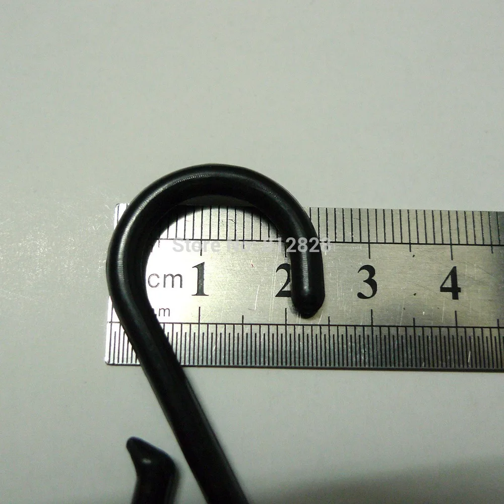 200 шт. S образные крючки вешалки из черного пластика|hook hanger|plastic s shaped hookss hooks |