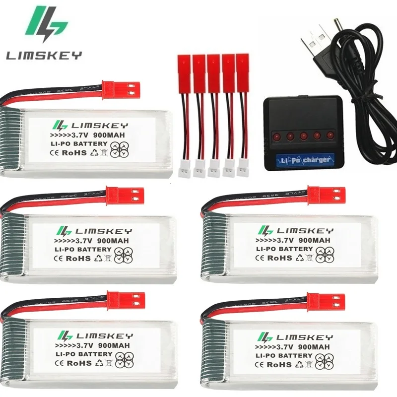 

900mah 3.7V lipo Battery For 8807 8807W A6 A6W for Syma X5 X5C X5SC X5SW TK M68 Rc Quadcopter Spare Parts Accessories Rc Drones