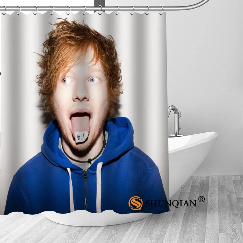 New Ed Sheeran Shower Curtain Bathroom Decorations For Home Waterproof