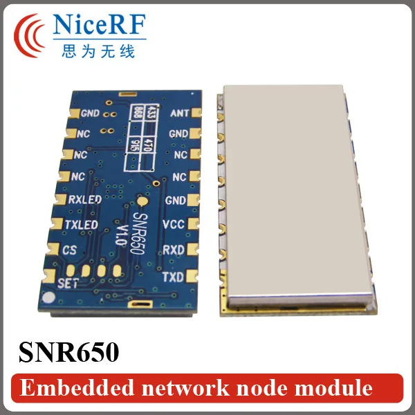 2 шт./упак. 500 МВт 433 мГц RS485 Интерфейс встроенный модуль сетевого узла snr650 с весны Телевизионные антенны
