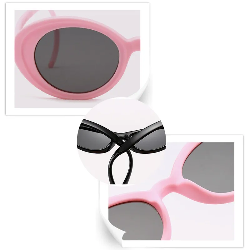 Elbru маленькие очки Детские поляризованные для 1 2 3 лет детские очки для малышей TR90 гибкие Защитные Оттенки для мальчиков и девочек