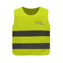Высокая видимость полиэстер светоотражающий жилет безопасности