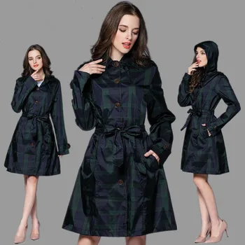 

Long ThinPonchos Jacket Raincoat Women Adults Female Rain Waterproof Breathable Windbreaker Women's Rain Coat Chubasquero LZO108