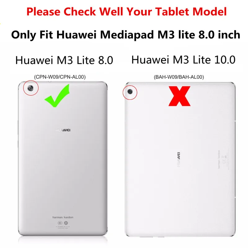 lite 8.0 Polegada CPN-L09 CPN-W09 CPN-AL00 alça