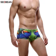 SEOBEAN мужские Купальники Модные индивидуальные плавки Купальники с принтом Модные мужские плавки