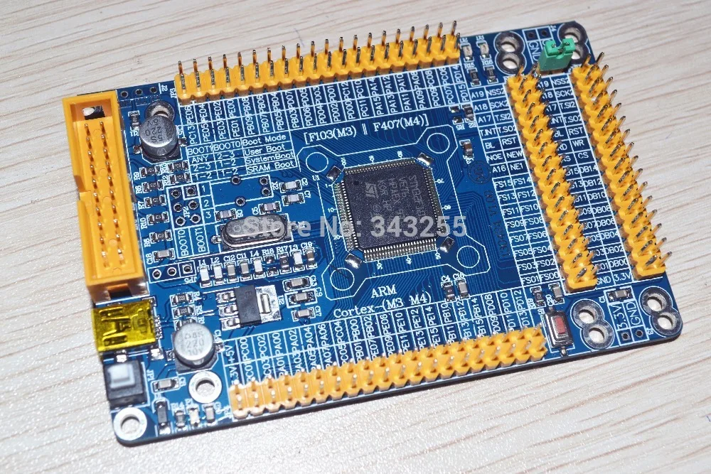 

Free Shipping Mini STM32F103VET6 Core Board 72MHz/512KFlash/64KRAM with Battery and USB Cable FZ0203 NEW and Original