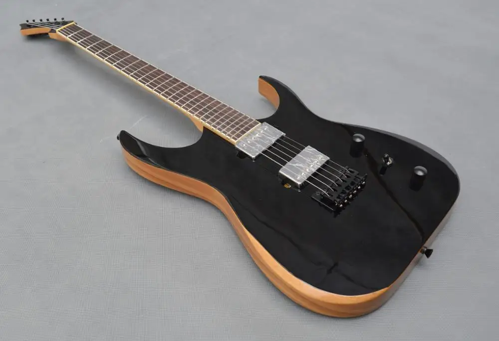 

Light black 6 String BM Electric Guitar,Ash wood,Maple Neck,Factory custom Black Machine B6 Electric Guitar,Free shipping