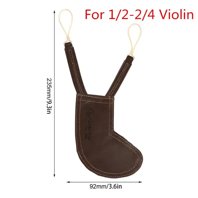 Wente Sheepskin Chinrest Cover WT 912 Genuine Leather Professional