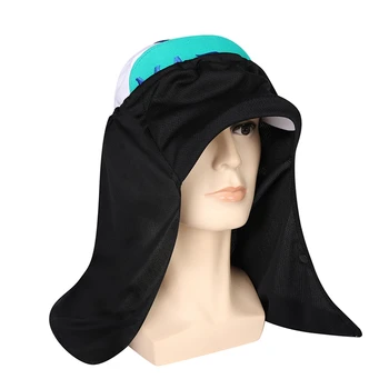 

New Outdoor Flap Sun Protection Hat Patchwork Lightweight Foldable Quick Drying Cap with Ear Neck Cover ZH