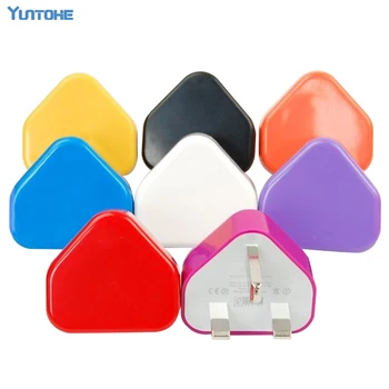 

Wholesale 100pcs USB Travel Wall Charger Adapter UK 3 pin Plug For iphone 7 4S 5 5S 6 plus Samsung S7 S6 Edge HTC Free shipping