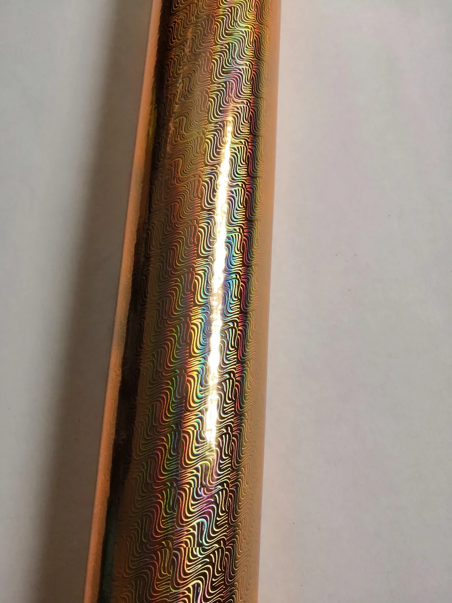 lamina-olografica-motivo-a-onde-di-colore-dell'oro-a48-stampa-a-caldo-su-carta-e-plastica-64-centimetri-x-120-m