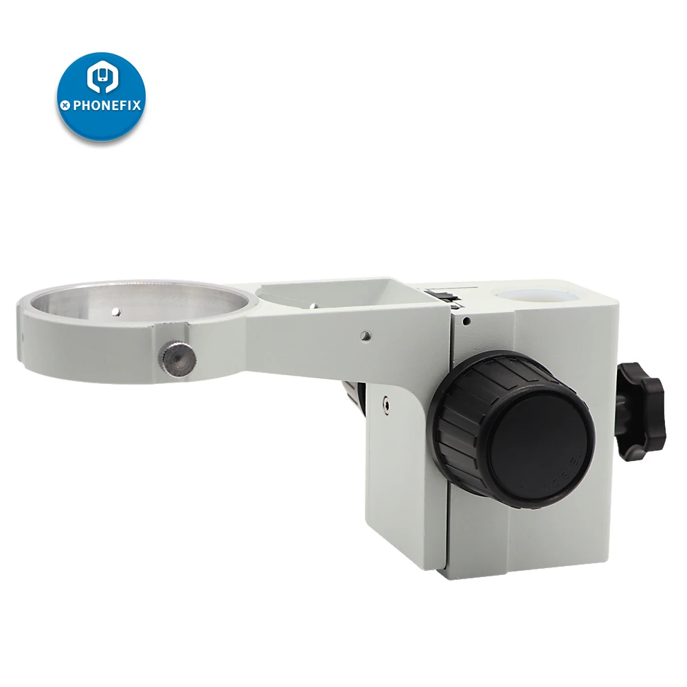 PHONEFIX стерео головка микроскопа держатель фокусировки регулировки руки кольцо для микроскопа Арбор Стенд кронштейн диаметр 76 мм аксессуары