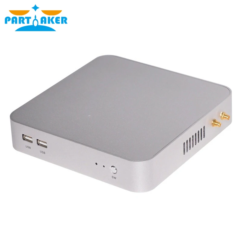 

Partaker Partaker B7 Fanless Industrial Desktop Computer Mini PCs N3150 Intel Quad Core