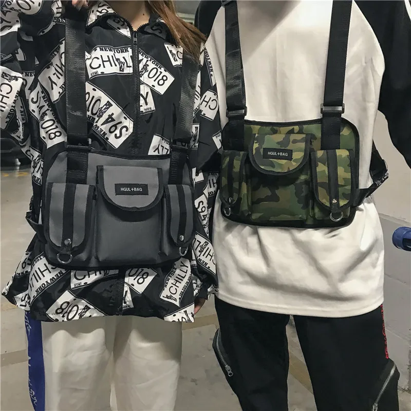 Youda модная сумка из ткани Оксфорд, камуфляжная сумка в стиле хип-хоп, тактическая посылка, Индивидуальная сумка через плечо для пары