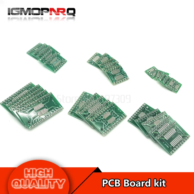 

30PCS PCB Board Kit SOP24 SOP8 SOP14 SOP16 SOP20 SOP28 SMD Turn To DIP Adapter Converter Plate SOP 8 14 16 20 24 28