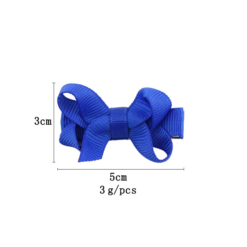 High quality Lovely Hair Clip Girls Hair Bows Hairpins Grosgrain Ribbon hair clips kids hair accessories  (8)