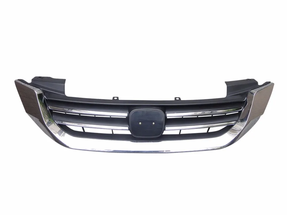1Pcs Replacement New Chrome Front bumper Upper Hood Grille Grill For
