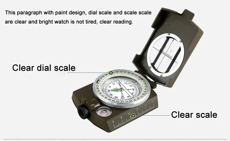 Eyeskey Водонепроницаемый Военный компас для выживания, Походов, Кемпинга, армии, Карманный военный компас, ручной военный инвентарь