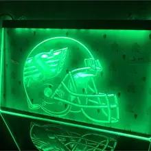 B441-Саскачеван шлем Рафрайдерс светодиодный неоновый знак