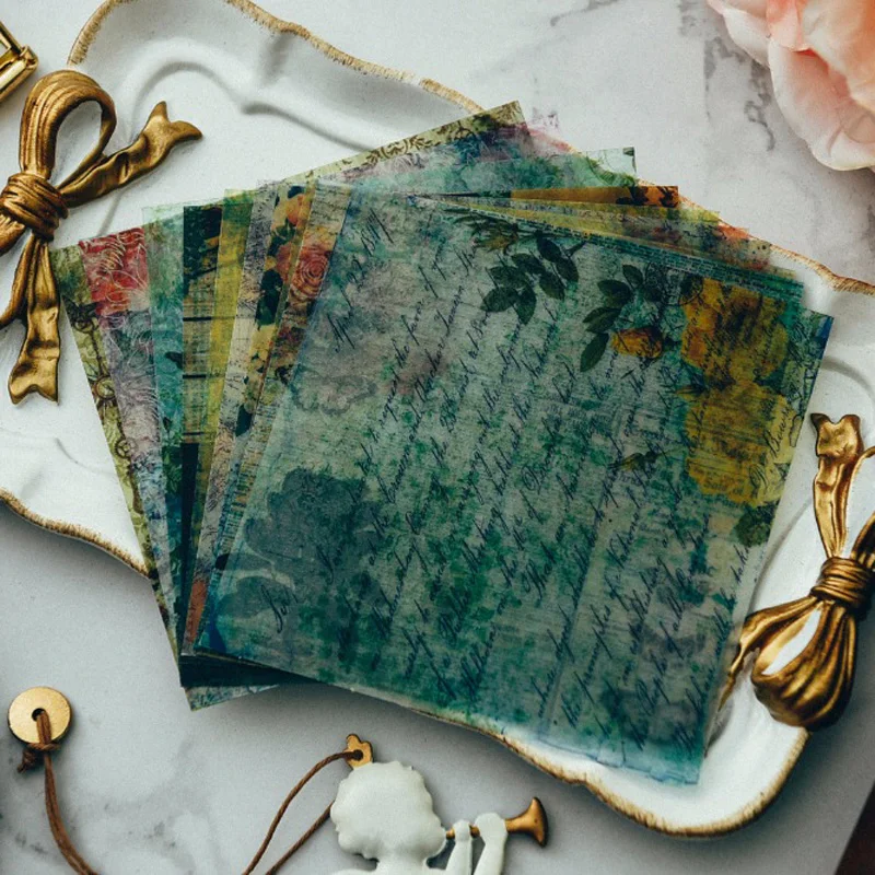

ZFPARTY Retro Vellum stickers for Scrapbooking Happy Planner/Card Making/Journaling Project