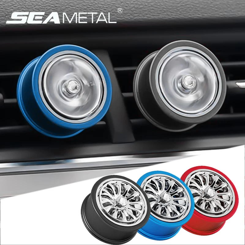 

Car Air Freshener Wheel Perfume Diffuser Auto Air Conditioning Outlet Creative Tire Fragrance Vent Clip Car Tyre Aroma Diffuser