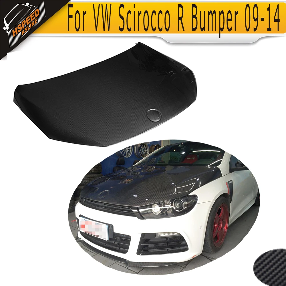 Кожухи двигателя из углеродного волокна для VW Scirocco R Bumper 2009