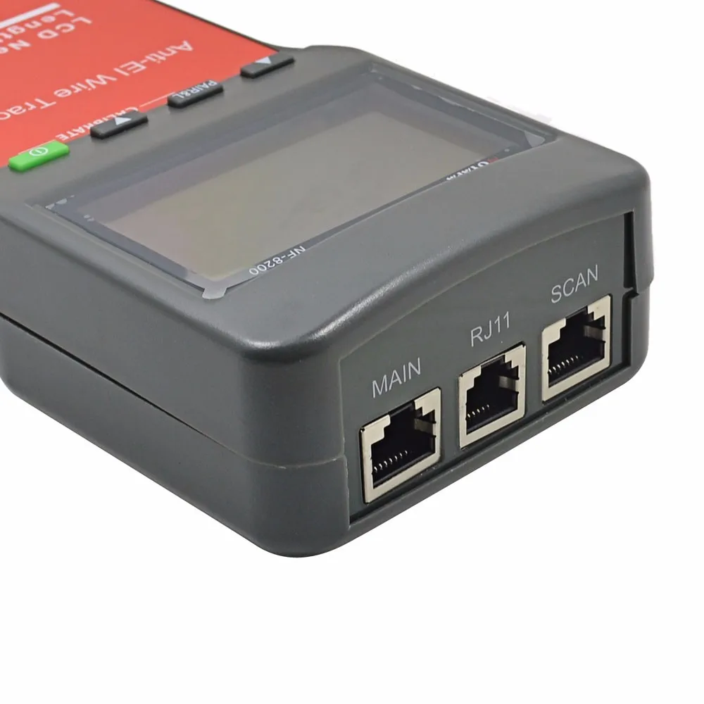 NOYAFA NF-8200 LAN Сетевой кабель тестер RJ45 RJ11 телефонный провод трекер Диагностика Tone Tracer с ЖК-дисплеем светодиодный