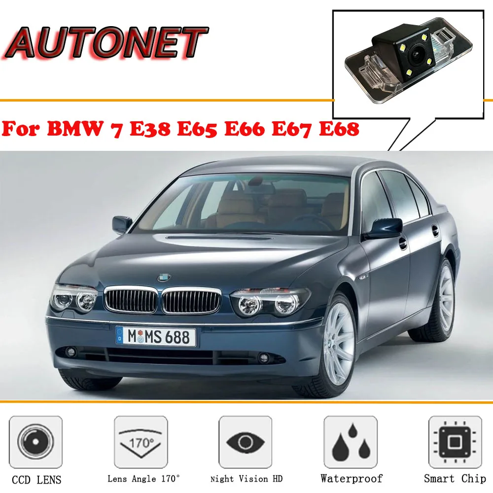 AUTONET камера заднего вида для BMW 7 серии E38 E65 E66 E67 E68/CCD/ночное видение/камера заднего вида/камера резервного копирования/камера номерного знака