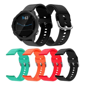 

Silicone Replacement Watch Strap Soft High Quality Silicone Watch Band Amazfit Bip Strap For Garmin Forerunner 245 245M Watch