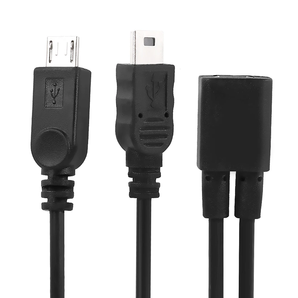 Мини usb 5 контактный разъем для Micro 5Pin и мини зарядки синхронизации кабеля Y Splitter| |