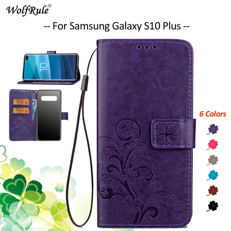 For Cover Samsung Galaxy S10 Plus Case Flip PU Wallet Phone Bag G975 | Мобильные телефоны и аксессуары