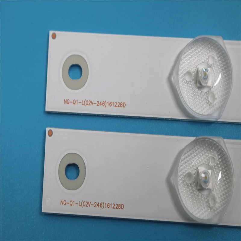 100%new 2set=20pieces For Led Backlight Strip 4 Lamp For 43n1 43u1 ...